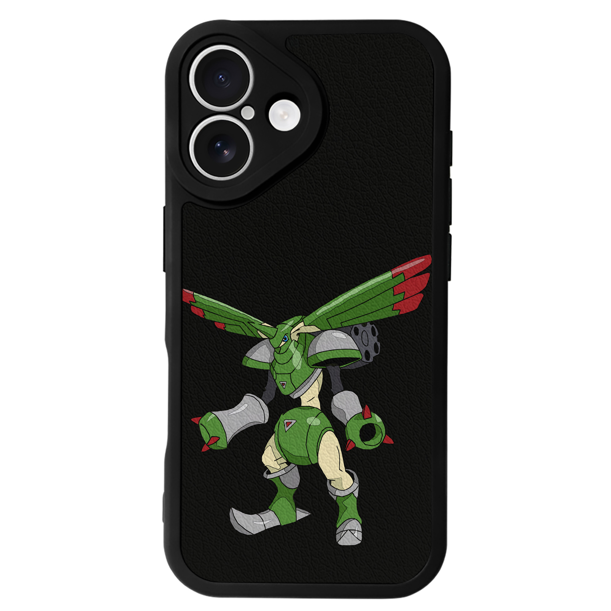 （画像用） Digimon デジタルモンスター/デジモン 【iPhone 16シリーズ対応】シリコンスマホケース（レザー調） 材質：シリコン
